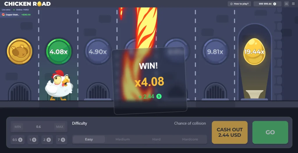 Chicken Road 2 Casino-Spiel