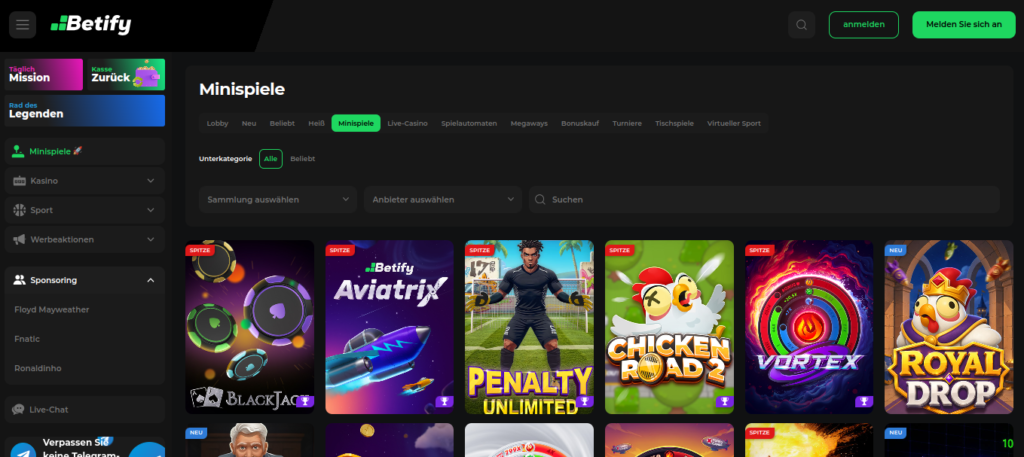 Betify Promo Code Casinospiel