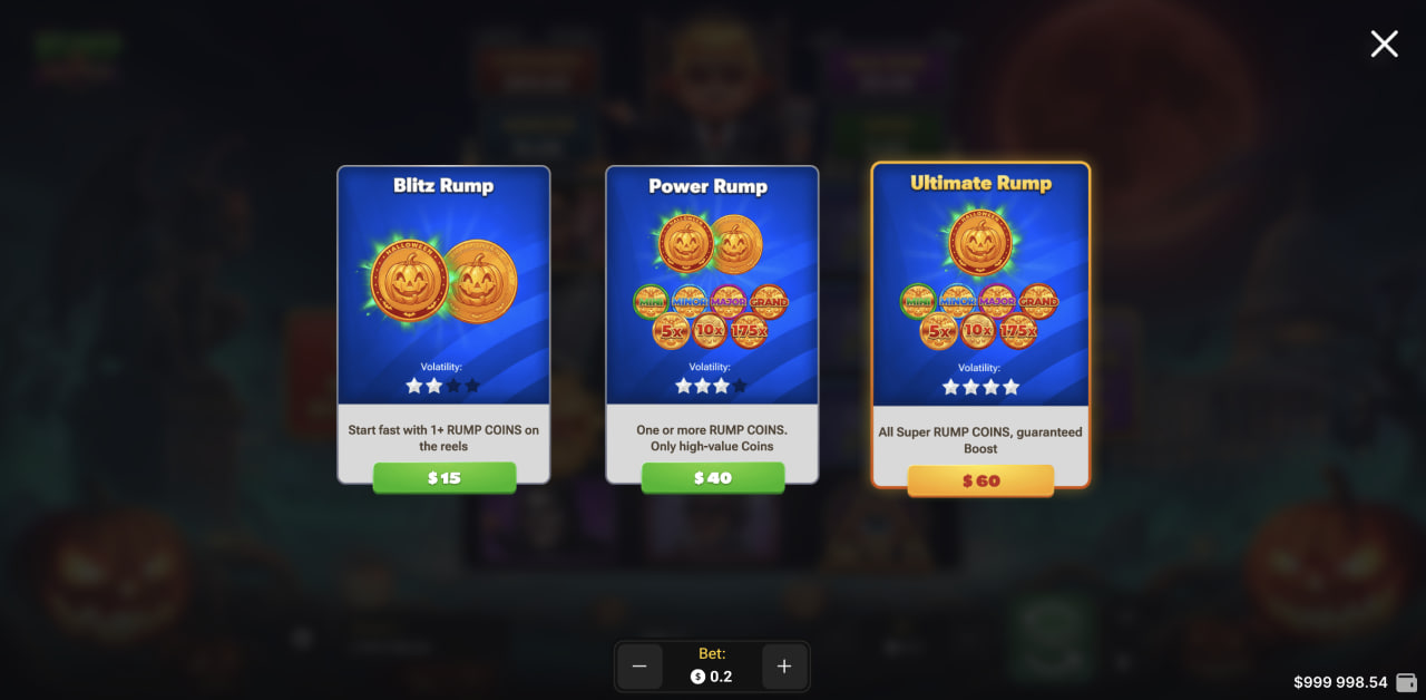Rump And Halloween Erfahrungen mit Echtgeld-Glücksspiel, kostenlos geprüft: drei Buy-Bonus-Optionen am PC
